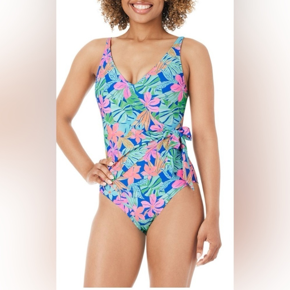 Figure Flattering One Piece Swimsuit